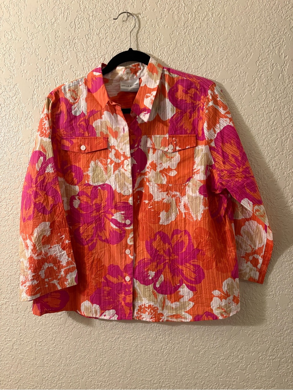 Alfred Dunner Colorful Button Up 16P